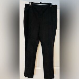 Andrew Marc Dark Suede Trousers